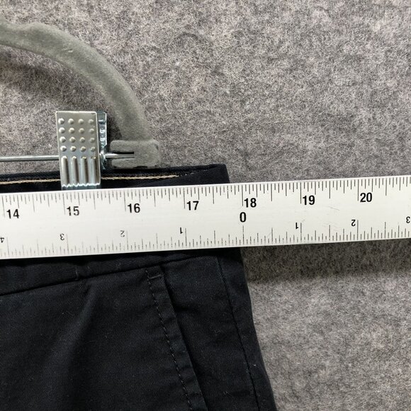 Banana Republic Lived In Slim Fit Chino Pant Mens 34x30 Black Stretch Flat Front - Picture 5 of 11